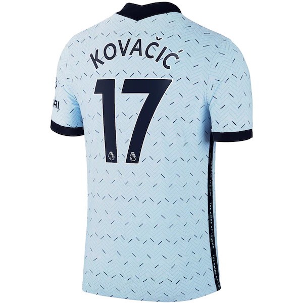 Camiseta Chelsea NO.17 Kovacic Segunda equipo 2020-2021 Azul